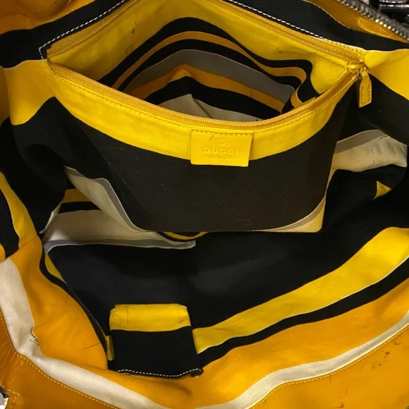 GUCCI Black Patent Leather Horsebit Tote Shoulder Bag - Recolored - Picture 5 of 17